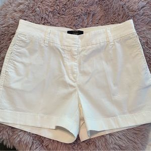 J. Crew Chino White Shorts